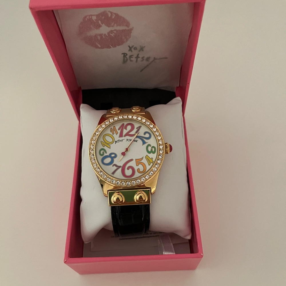 Betsey Johnson Fun Vintage Women's Watch. New in original box.